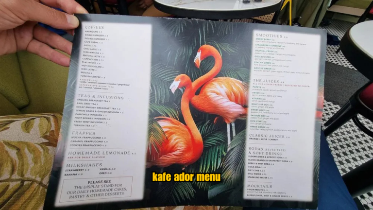 Kafe Ador Menu Complete Guide to Food Choices Café Details Owner Information and More beccles museum